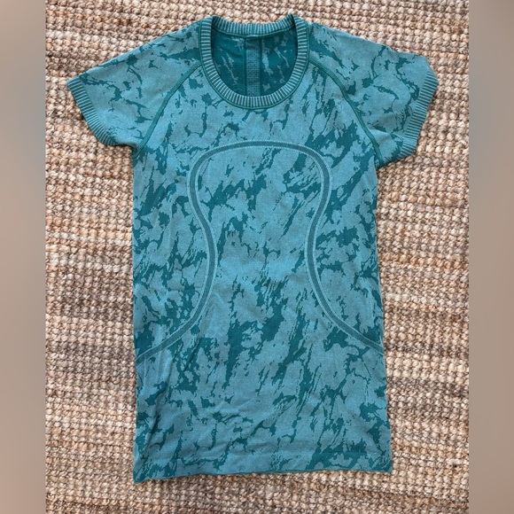 Lululemon Swiftly Tech Short Sleeve Crew Size 6
Heathered Forage Teal - Picture 5 of 8